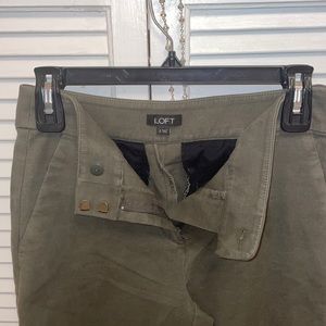 Loft Green Flare Pants